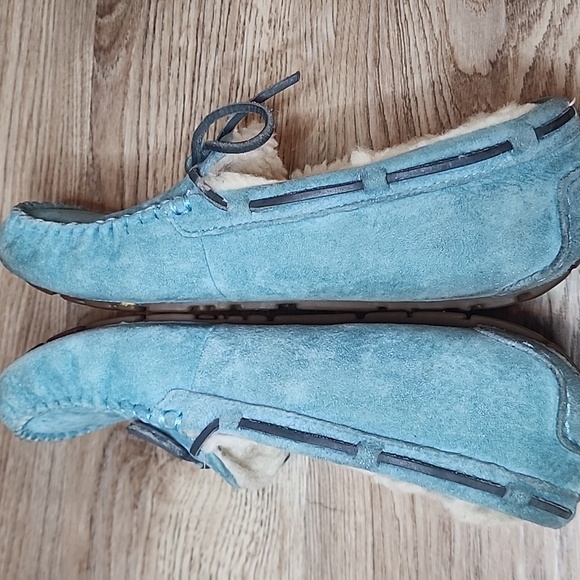 Ugg Dakota Atlantic Slippers Australia Womens Loafer  Aqua Teal Moccasin - Picture 5 of 16